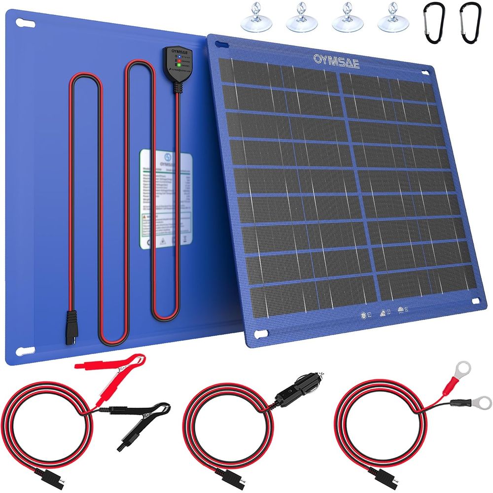 30W Solar Car Battery Charger  - огляд і ціна Solar Panel