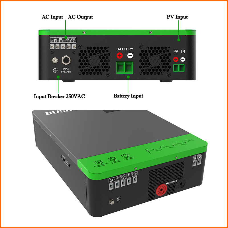 3000W Pure Sine Wave Hybrid Of - огляд і ціна Charge Controller Solar