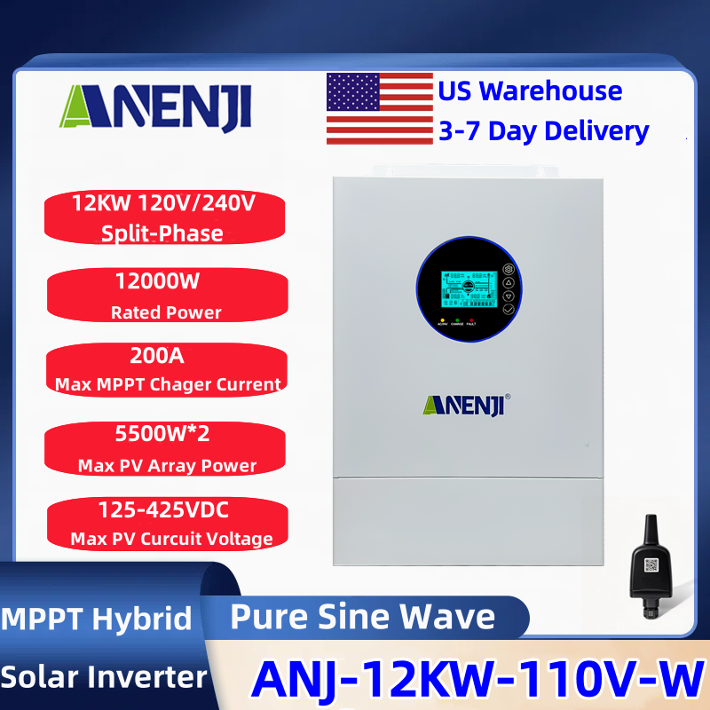 ANENJI Split-phase 120V/240V 1 - огляд і ціна Charge Controller Solar