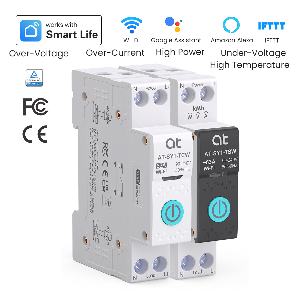 Tuya WiFi Circuit Breaker Smar - огляд і ціна Energy Monitor Meter
