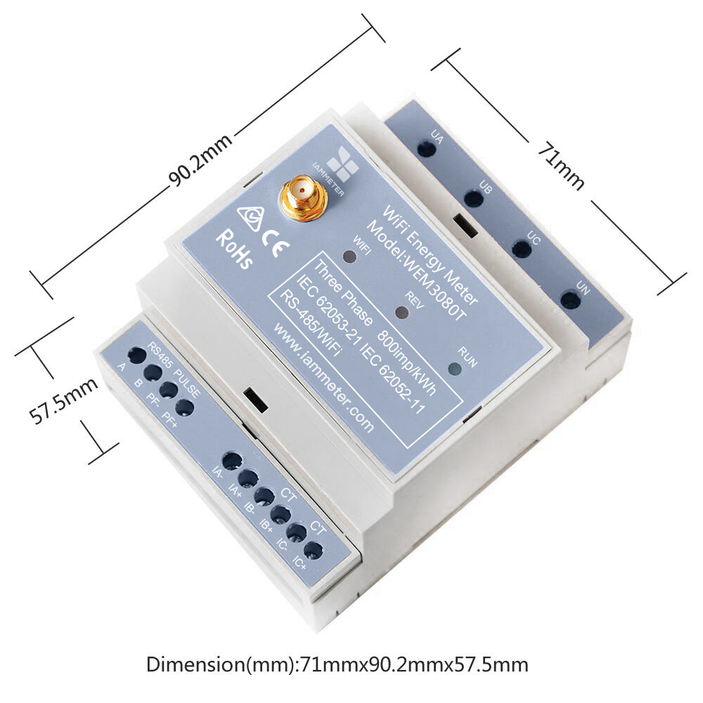 Bidirectional 3-Phase Energy M - огляд і ціна Energy Monitor Meter