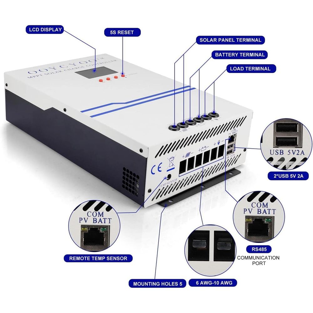 100 Amp MPPT Solar Charge Cont - огляд і ціна Solar Panel